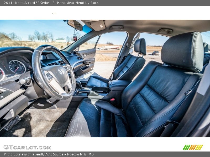 Polished Metal Metallic / Black 2011 Honda Accord SE Sedan