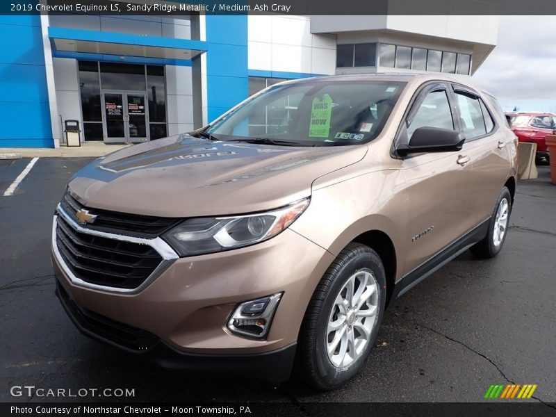 Sandy Ridge Metallic / Medium Ash Gray 2019 Chevrolet Equinox LS