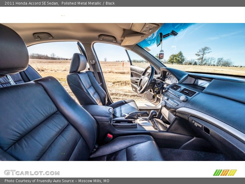 Polished Metal Metallic / Black 2011 Honda Accord SE Sedan