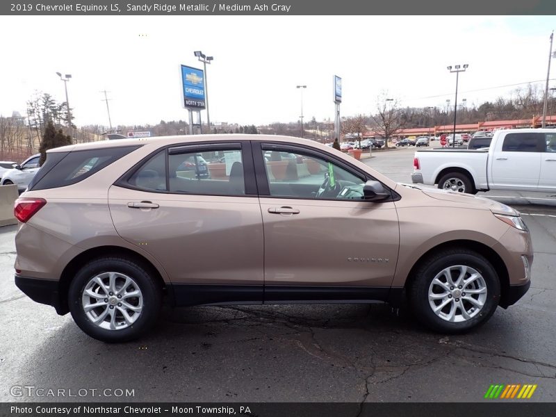 Sandy Ridge Metallic / Medium Ash Gray 2019 Chevrolet Equinox LS