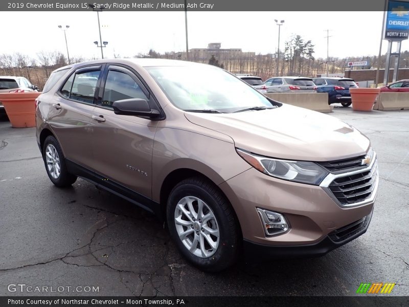 Sandy Ridge Metallic / Medium Ash Gray 2019 Chevrolet Equinox LS