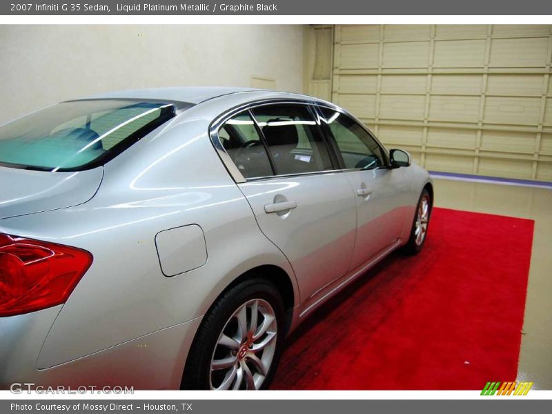 Liquid Platinum Metallic / Graphite Black 2007 Infiniti G 35 Sedan