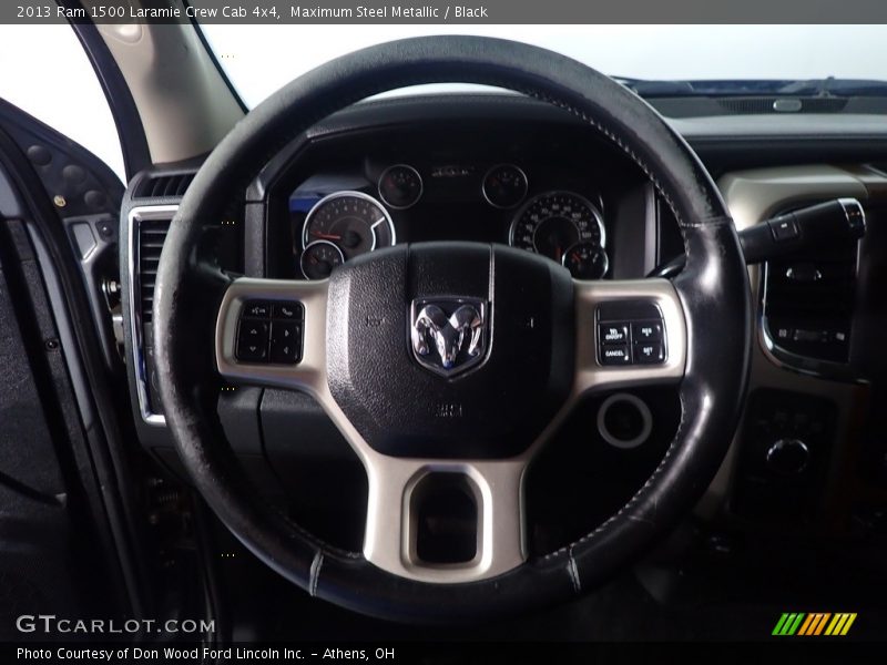 Maximum Steel Metallic / Black 2013 Ram 1500 Laramie Crew Cab 4x4