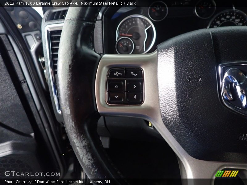 Maximum Steel Metallic / Black 2013 Ram 1500 Laramie Crew Cab 4x4