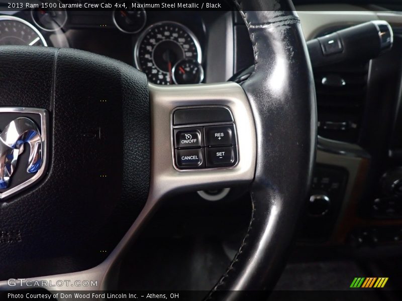 Maximum Steel Metallic / Black 2013 Ram 1500 Laramie Crew Cab 4x4