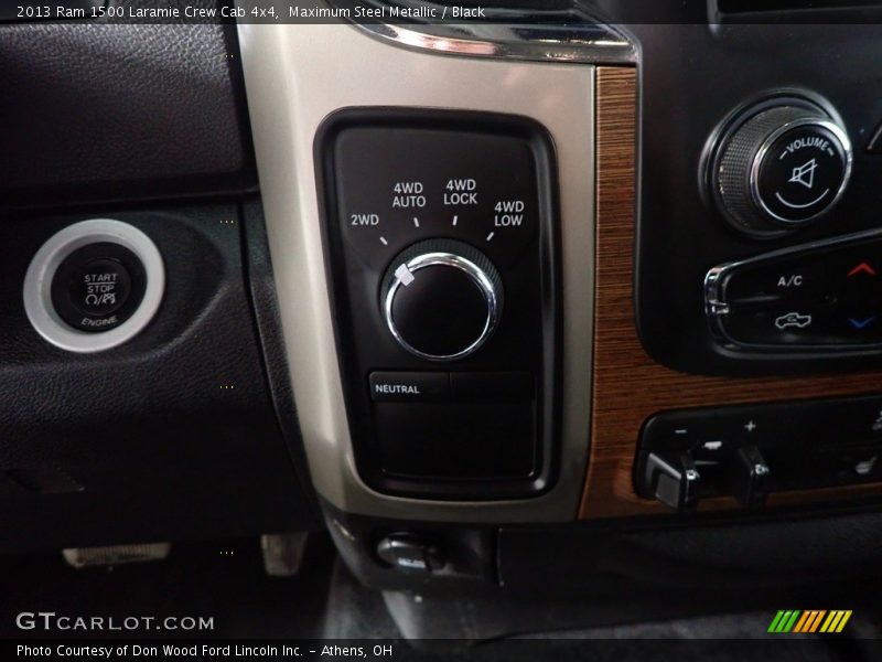 Maximum Steel Metallic / Black 2013 Ram 1500 Laramie Crew Cab 4x4