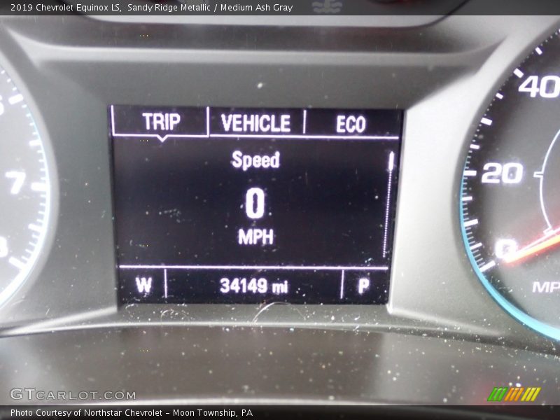 Sandy Ridge Metallic / Medium Ash Gray 2019 Chevrolet Equinox LS