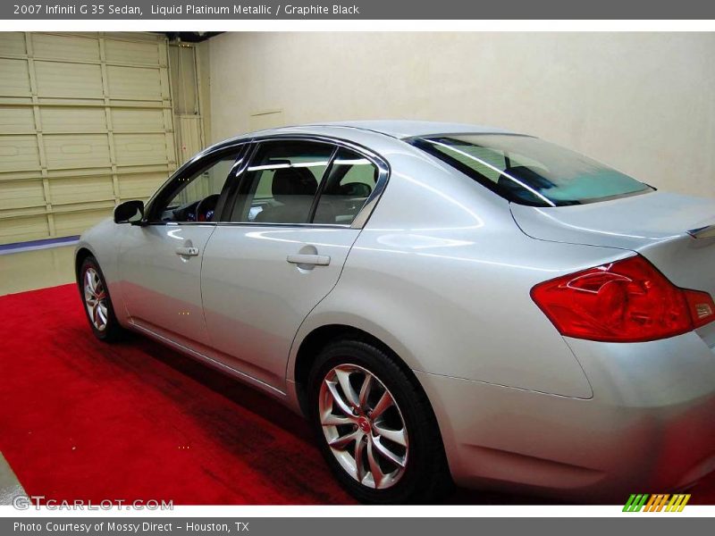 Liquid Platinum Metallic / Graphite Black 2007 Infiniti G 35 Sedan