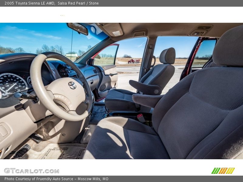 Salsa Red Pearl / Stone 2005 Toyota Sienna LE AWD