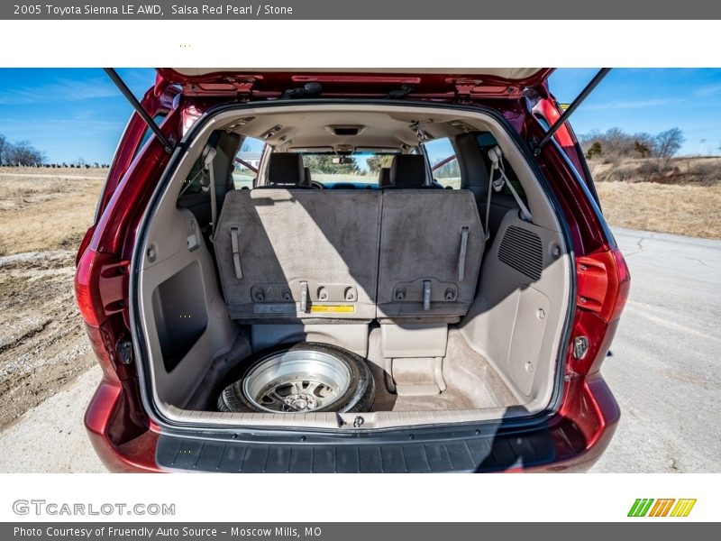 Salsa Red Pearl / Stone 2005 Toyota Sienna LE AWD