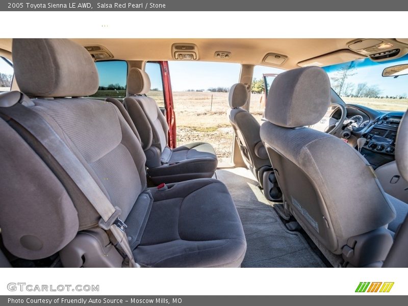 Salsa Red Pearl / Stone 2005 Toyota Sienna LE AWD