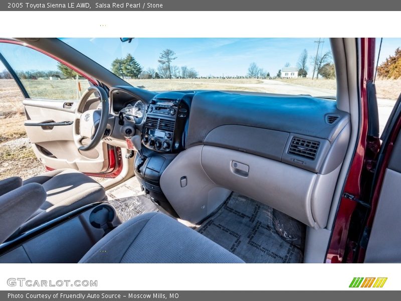 Salsa Red Pearl / Stone 2005 Toyota Sienna LE AWD