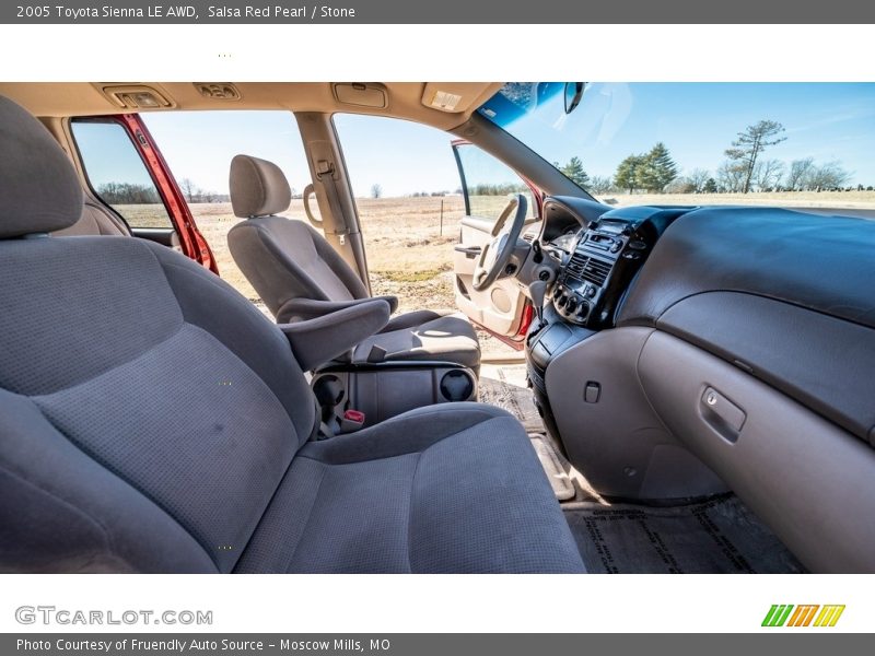 Salsa Red Pearl / Stone 2005 Toyota Sienna LE AWD