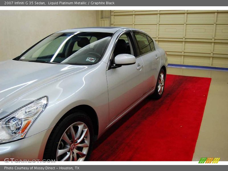 Liquid Platinum Metallic / Graphite Black 2007 Infiniti G 35 Sedan