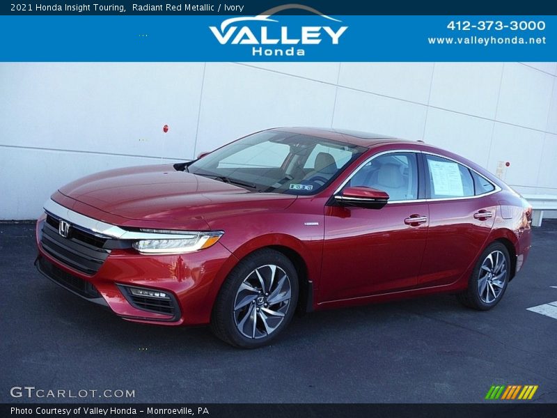 Radiant Red Metallic / Ivory 2021 Honda Insight Touring