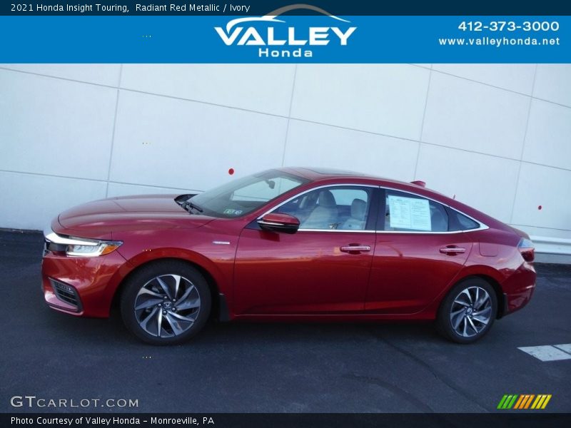 Radiant Red Metallic / Ivory 2021 Honda Insight Touring