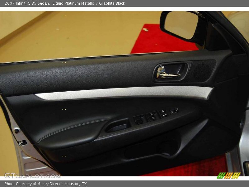 Liquid Platinum Metallic / Graphite Black 2007 Infiniti G 35 Sedan