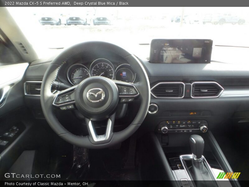Deep Crystal Blue Mica / Black 2022 Mazda CX-5 S Preferred AWD