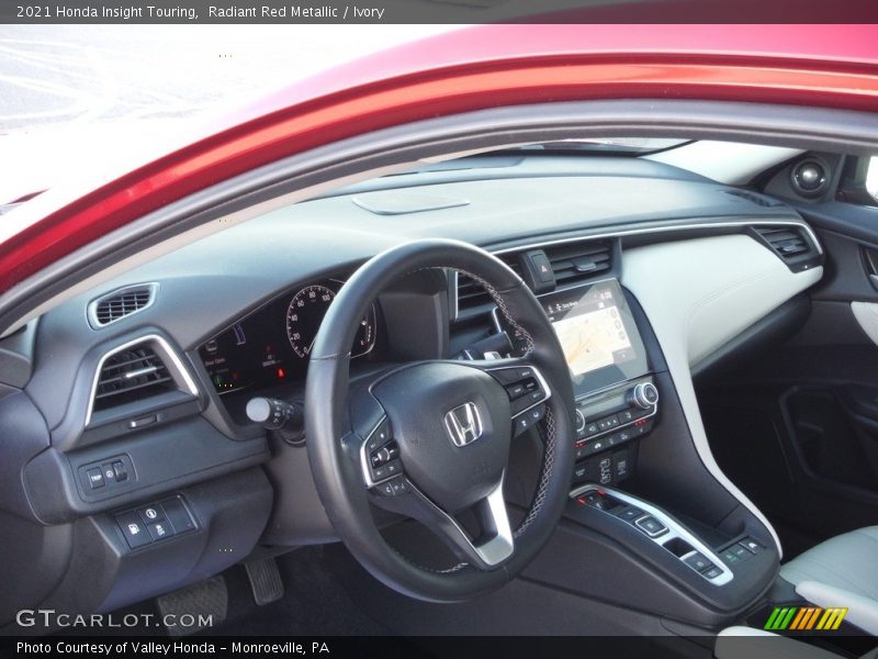 Radiant Red Metallic / Ivory 2021 Honda Insight Touring