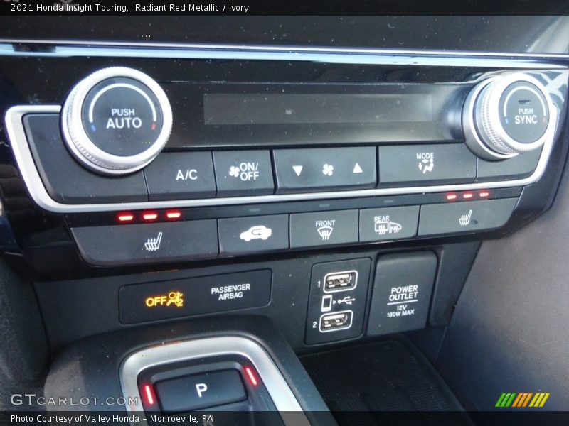 Radiant Red Metallic / Ivory 2021 Honda Insight Touring