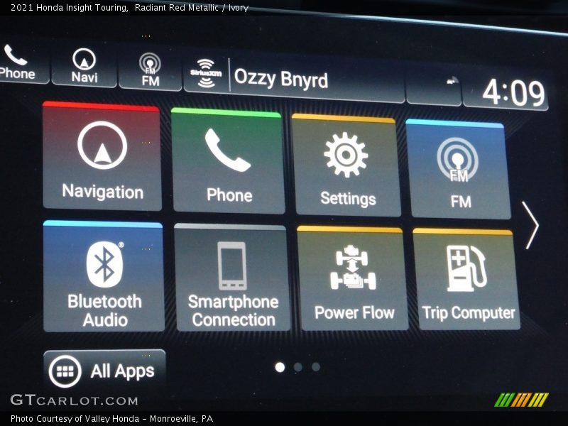 Radiant Red Metallic / Ivory 2021 Honda Insight Touring