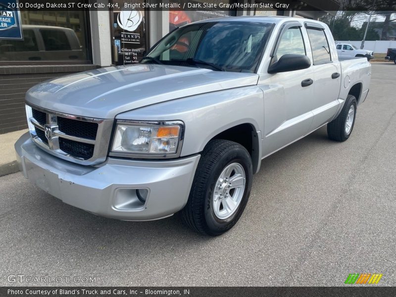 Bright Silver Metallic / Dark Slate Gray/Medium Slate Gray 2010 Dodge Dakota ST Crew Cab 4x4