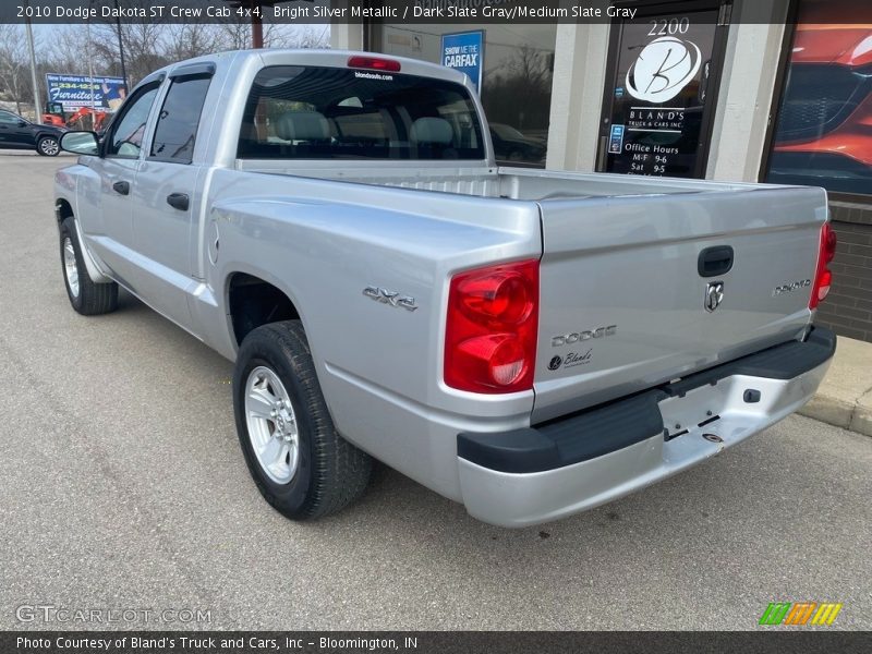 Bright Silver Metallic / Dark Slate Gray/Medium Slate Gray 2010 Dodge Dakota ST Crew Cab 4x4
