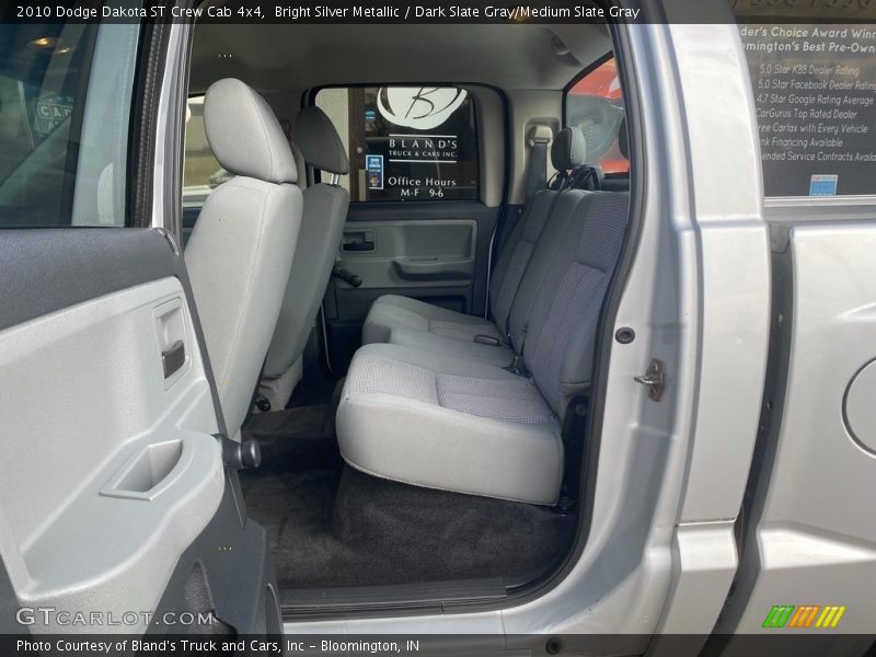 Bright Silver Metallic / Dark Slate Gray/Medium Slate Gray 2010 Dodge Dakota ST Crew Cab 4x4