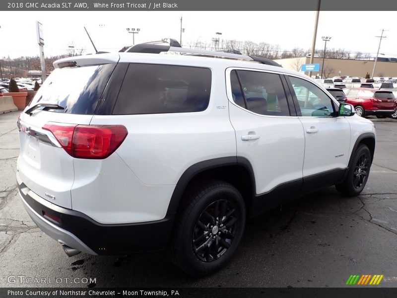 White Frost Tricoat / Jet Black 2018 GMC Acadia SLT AWD