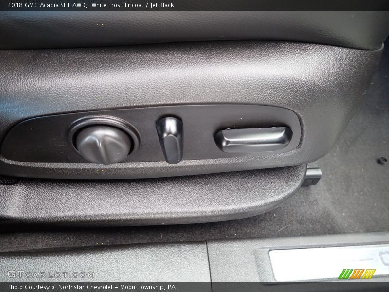 White Frost Tricoat / Jet Black 2018 GMC Acadia SLT AWD