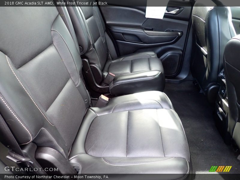 White Frost Tricoat / Jet Black 2018 GMC Acadia SLT AWD