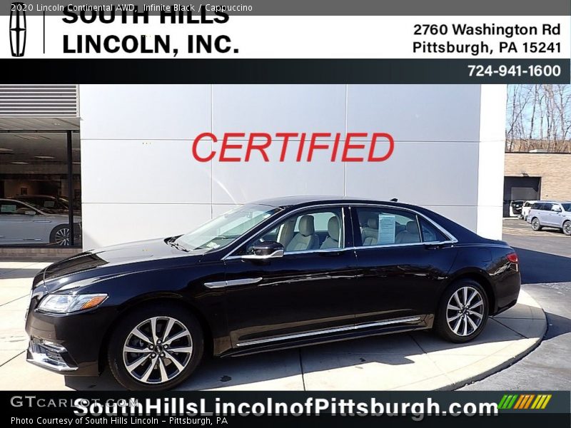 Infinite Black / Cappuccino 2020 Lincoln Continental AWD