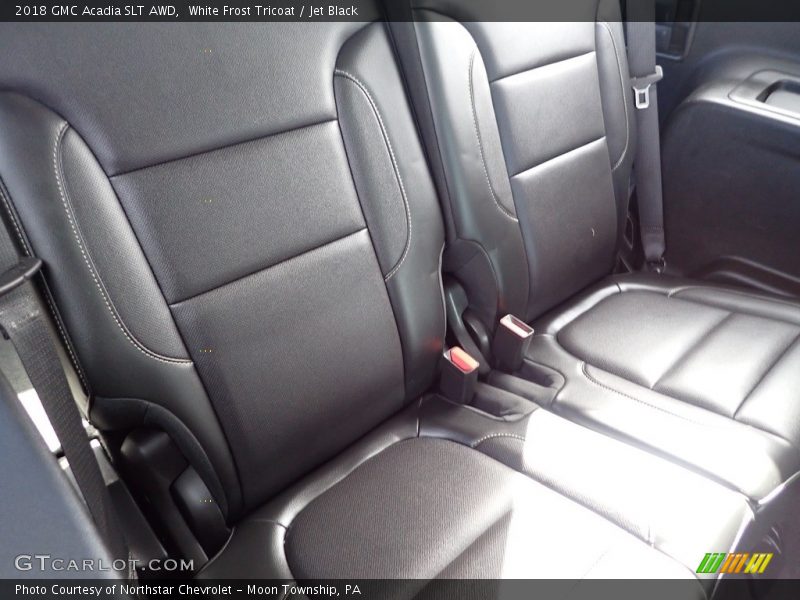 White Frost Tricoat / Jet Black 2018 GMC Acadia SLT AWD