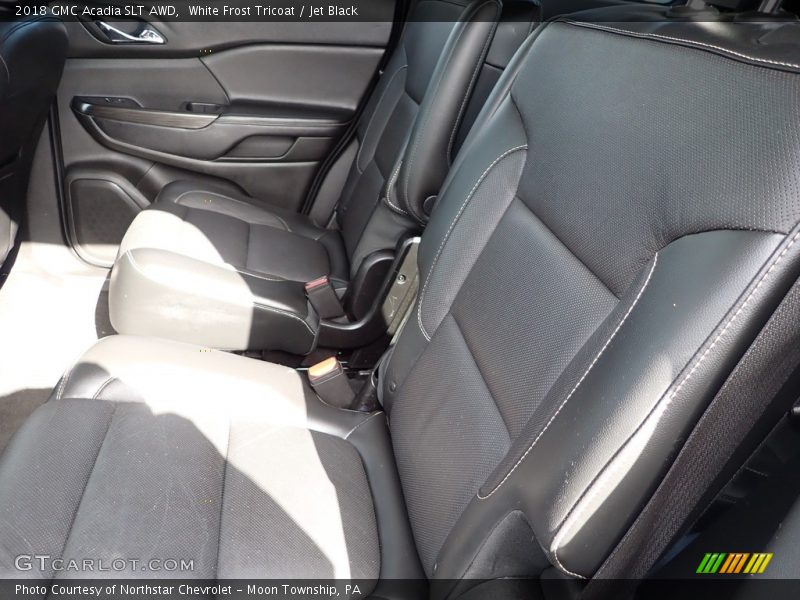 White Frost Tricoat / Jet Black 2018 GMC Acadia SLT AWD