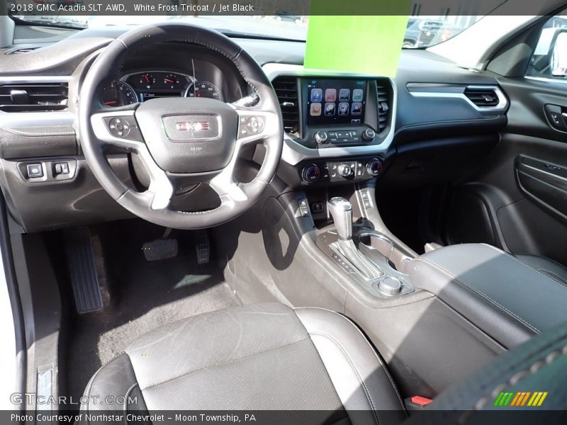 White Frost Tricoat / Jet Black 2018 GMC Acadia SLT AWD