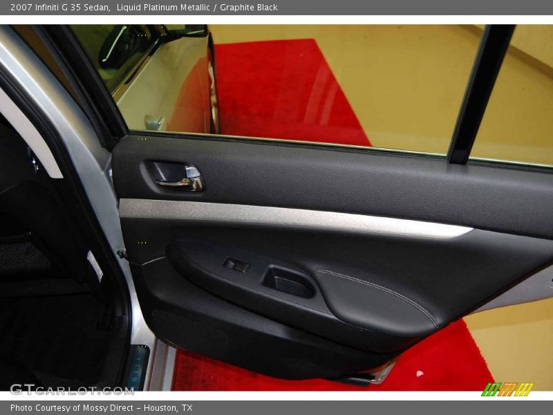 Liquid Platinum Metallic / Graphite Black 2007 Infiniti G 35 Sedan