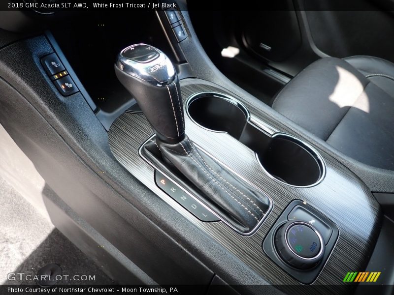 White Frost Tricoat / Jet Black 2018 GMC Acadia SLT AWD