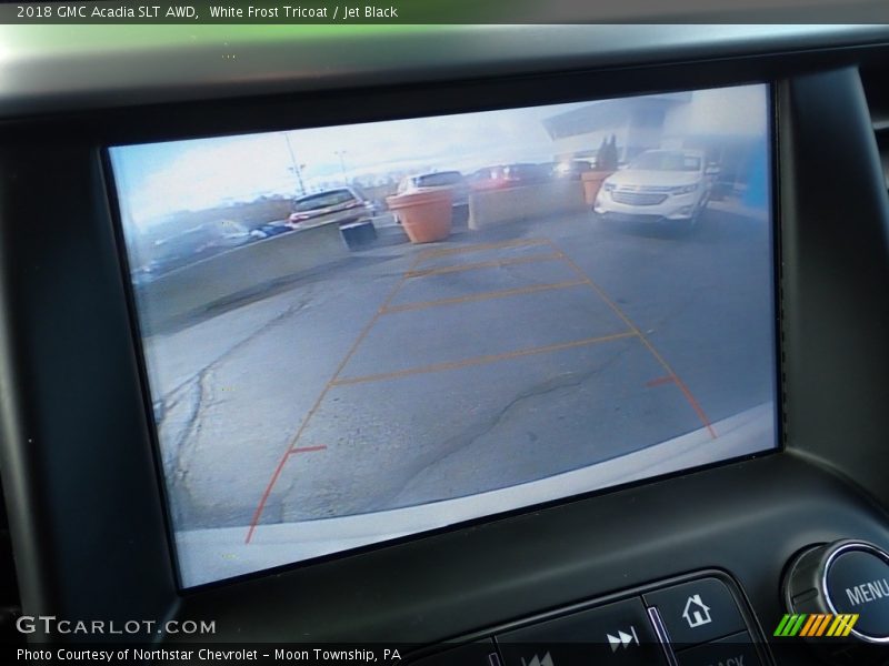 White Frost Tricoat / Jet Black 2018 GMC Acadia SLT AWD