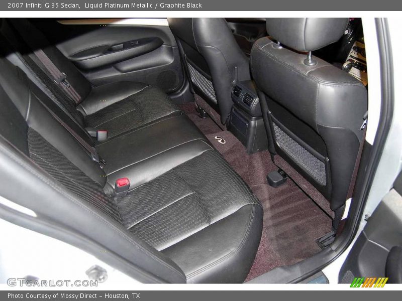 Liquid Platinum Metallic / Graphite Black 2007 Infiniti G 35 Sedan