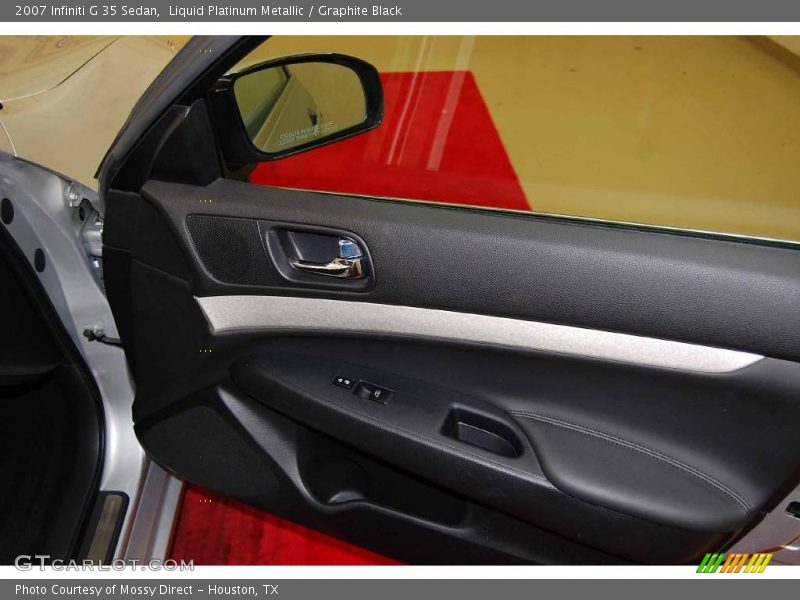 Liquid Platinum Metallic / Graphite Black 2007 Infiniti G 35 Sedan