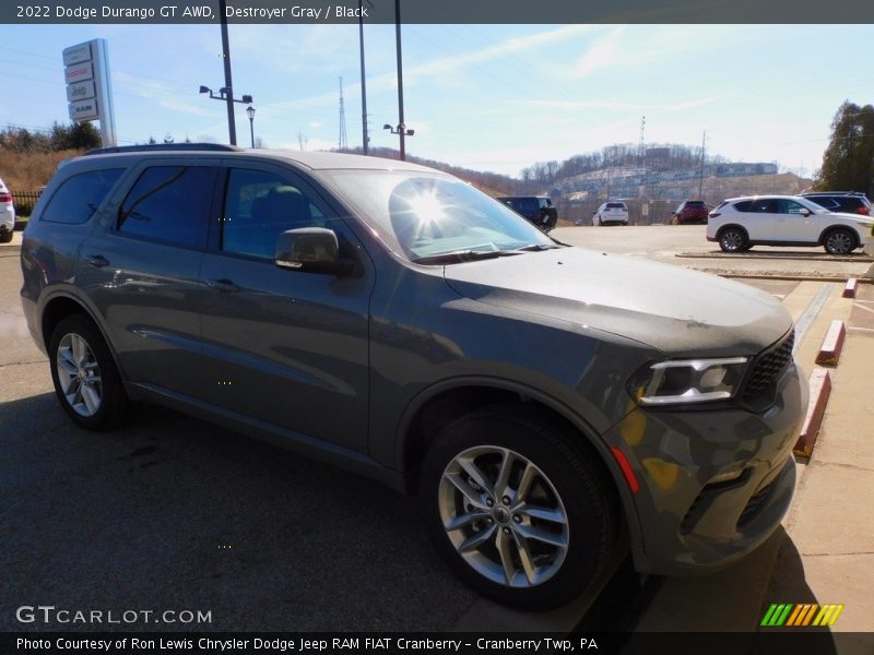Destroyer Gray / Black 2022 Dodge Durango GT AWD