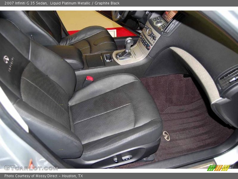 Liquid Platinum Metallic / Graphite Black 2007 Infiniti G 35 Sedan