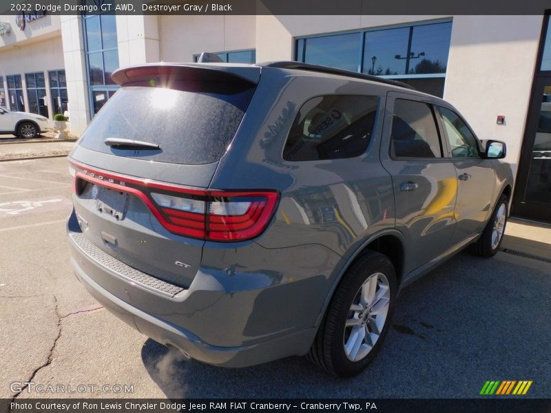 Destroyer Gray / Black 2022 Dodge Durango GT AWD