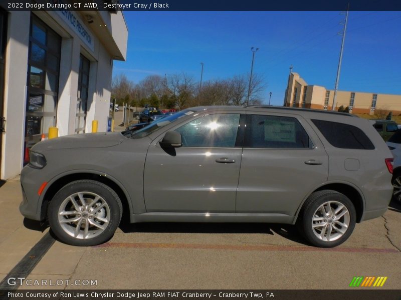 Destroyer Gray / Black 2022 Dodge Durango GT AWD
