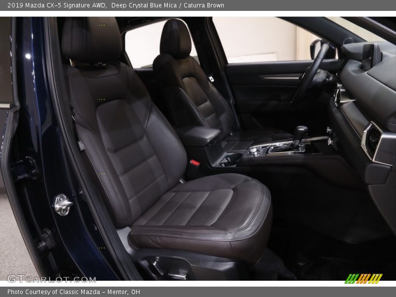 Deep Crystal Blue Mica / Caturra Brown 2019 Mazda CX-5 Signature AWD