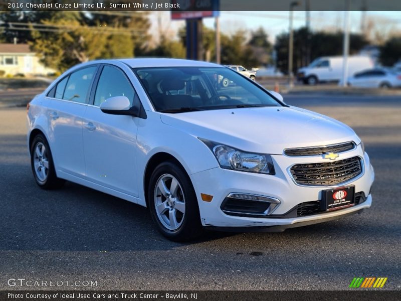 Summit White / Jet Black 2016 Chevrolet Cruze Limited LT