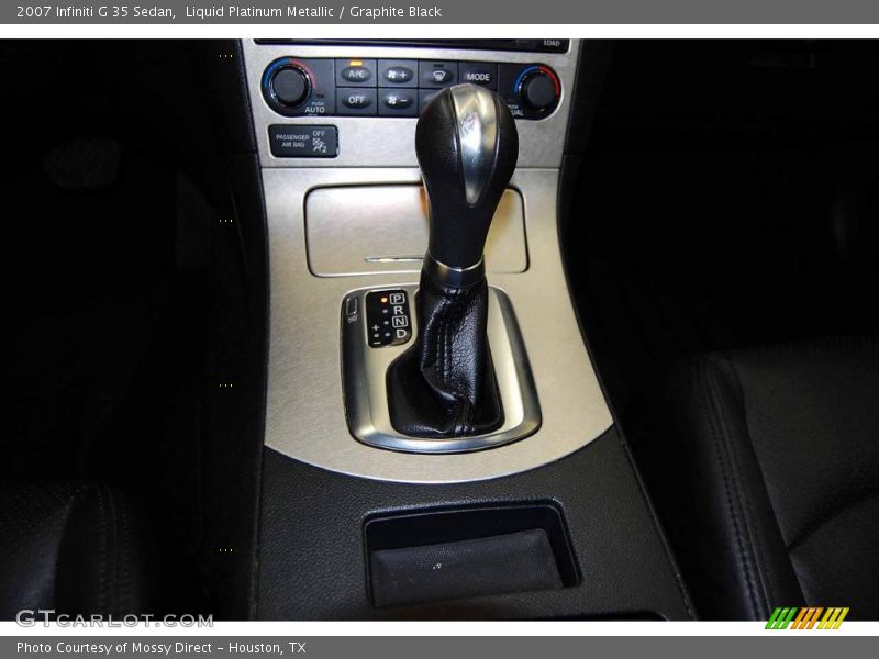 Liquid Platinum Metallic / Graphite Black 2007 Infiniti G 35 Sedan