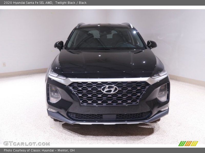 Twilight Black / Black 2020 Hyundai Santa Fe SEL AWD