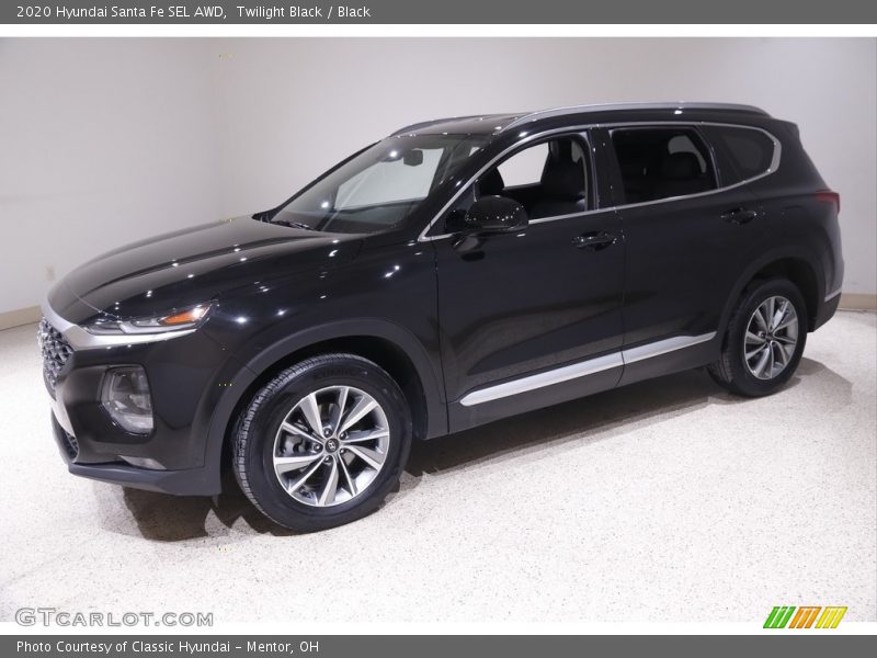 Twilight Black / Black 2020 Hyundai Santa Fe SEL AWD