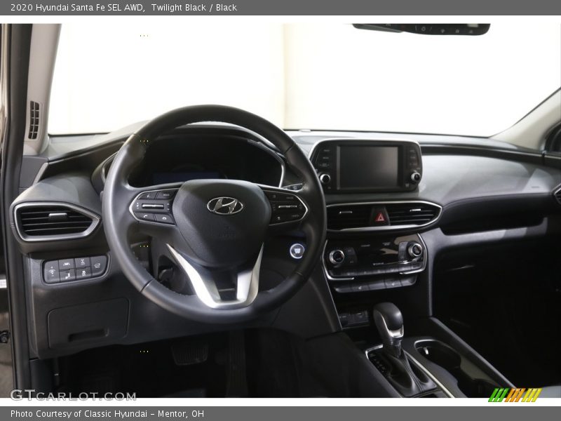 Twilight Black / Black 2020 Hyundai Santa Fe SEL AWD